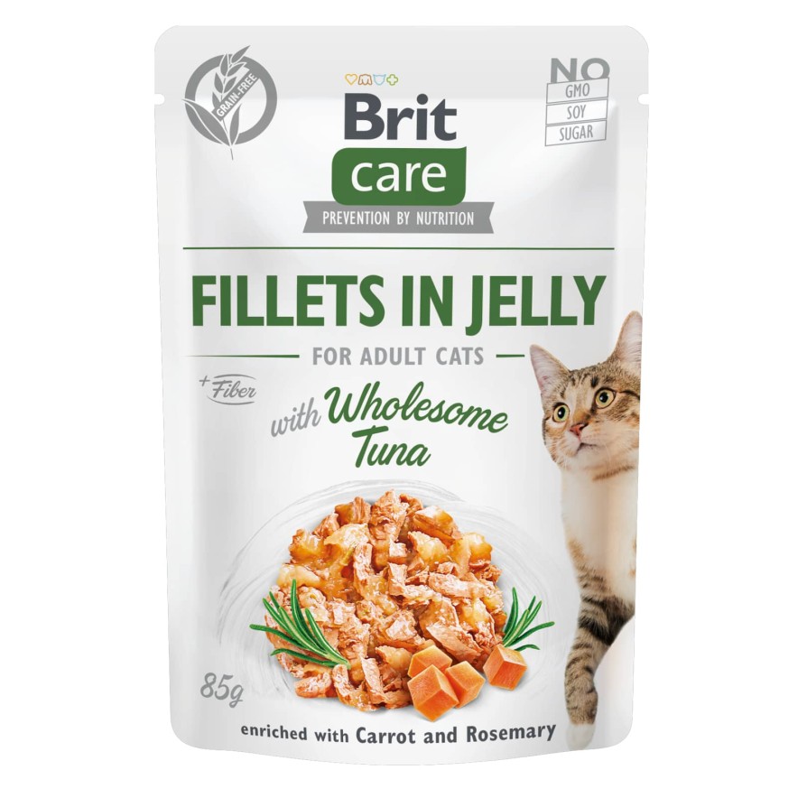 BRIT CARE CAT ΦΑΚΕΛΑΚΙ FIL. JELLY TUNA 85GR BRIT