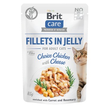 BRIT CARE CAT ΦΑΚΕΛΑΚΙ FIL.JELLY CHICKEN 85GR