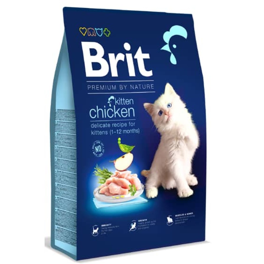 BRIT PREMIUM BY NATURE CAT KITTEN 8KG BRIT