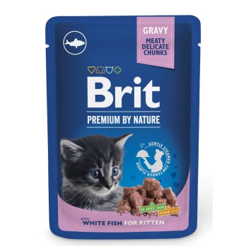 BRIT PREMIUM CAT ΦΑΚΕΛΑΚΙ KITTEN FISH 100GR