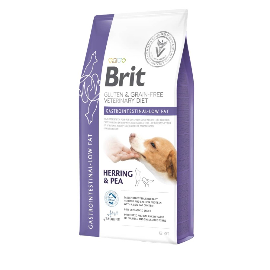 BRIT CARE VD GF DOG GASTROINTESTINAL-LOW FAT 12KG BRIT