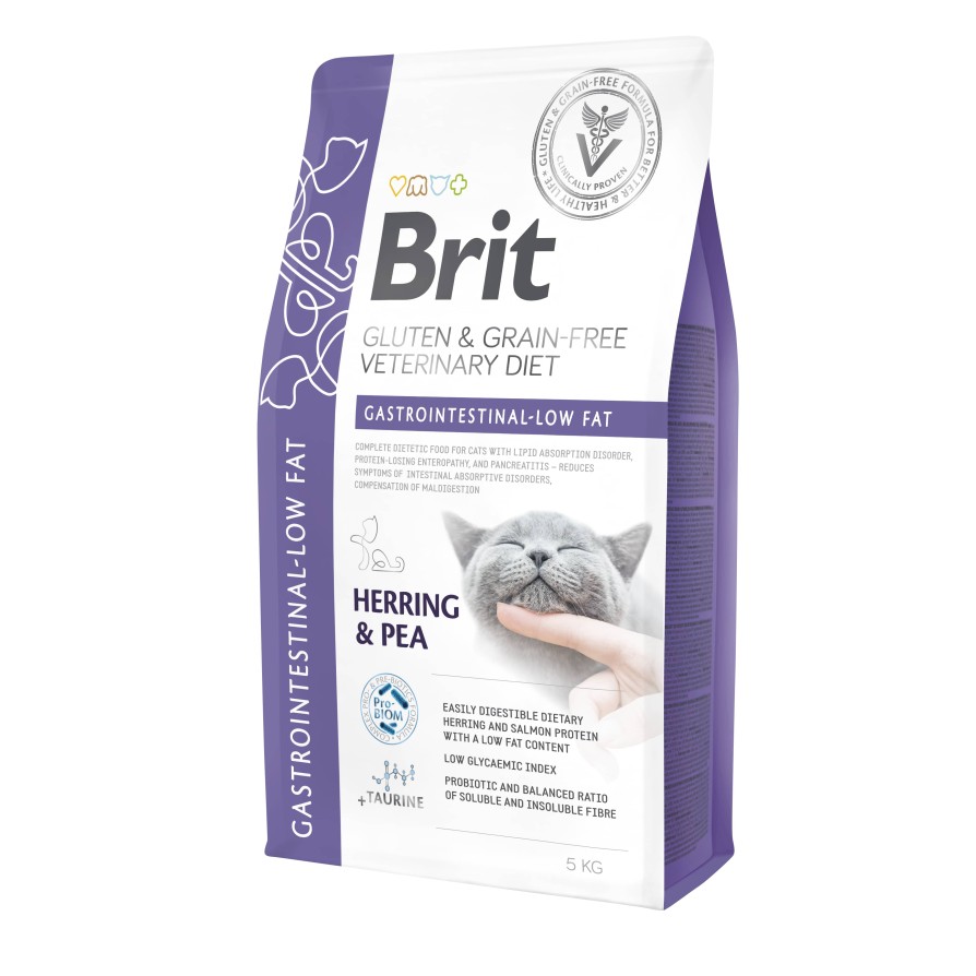 BRIT VD GF Cat Gastrointestinal-Low fat 2kg BRIT