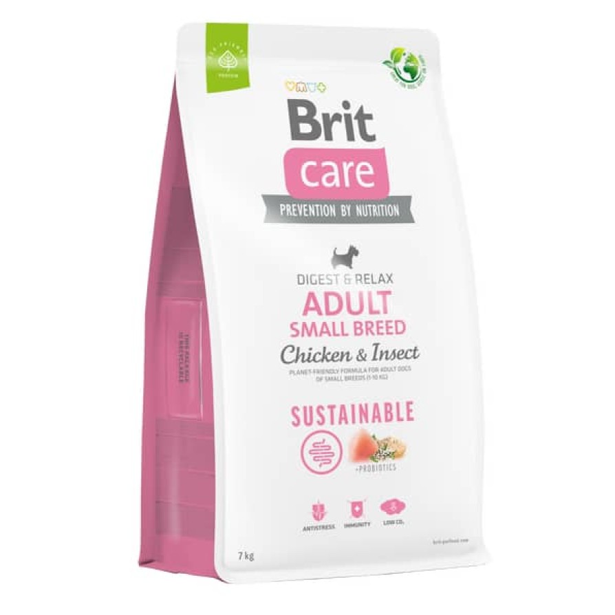 BRIT CARE D. SUSTAINABLE ADULT SMALL 3KG BRIT