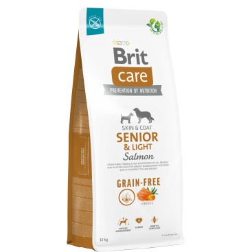 BRIT CARE D.GF SENIOR & LIGHT with SALMON 3KG