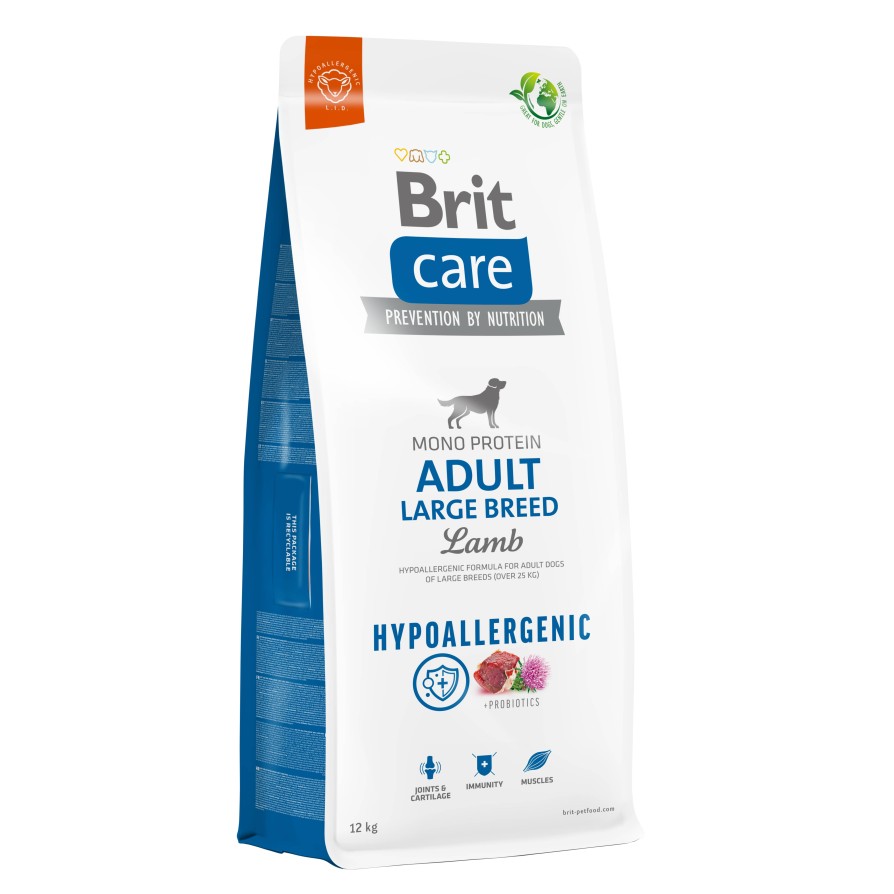 BRIT CARE D.HYPOALLERGENIC ADULT L LAMB 1KG BRIT