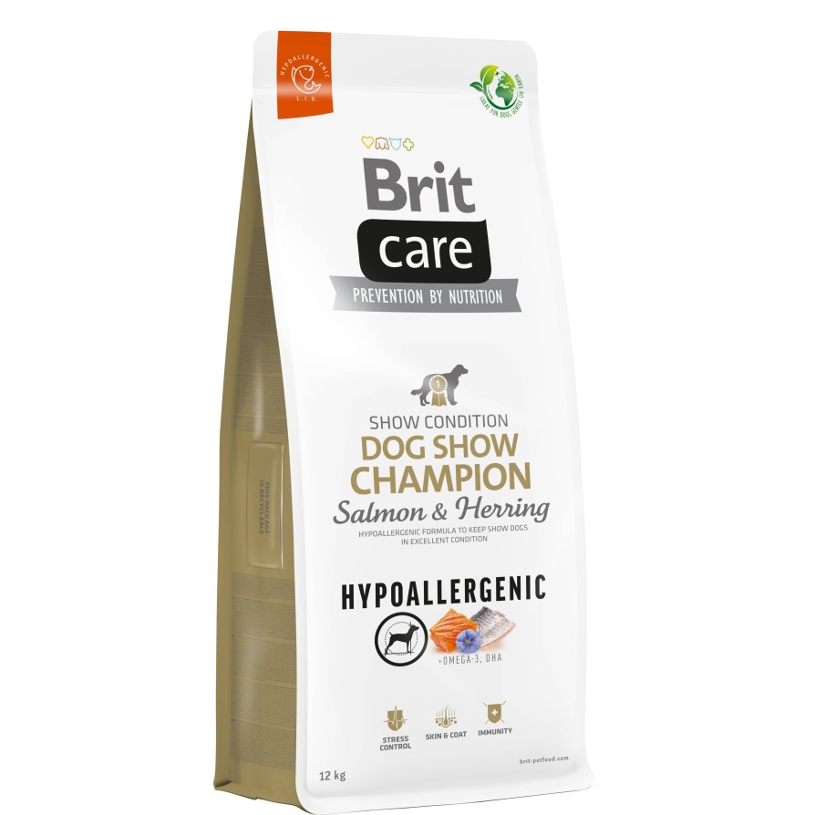 BRIT CARE D.HYPOALLERGENIC SHOW CHAMP SALM (!) 1KG BRIT
