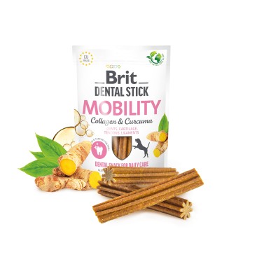 Brit Dental Stick Mob. with Curcuma&Collagen 7pcs