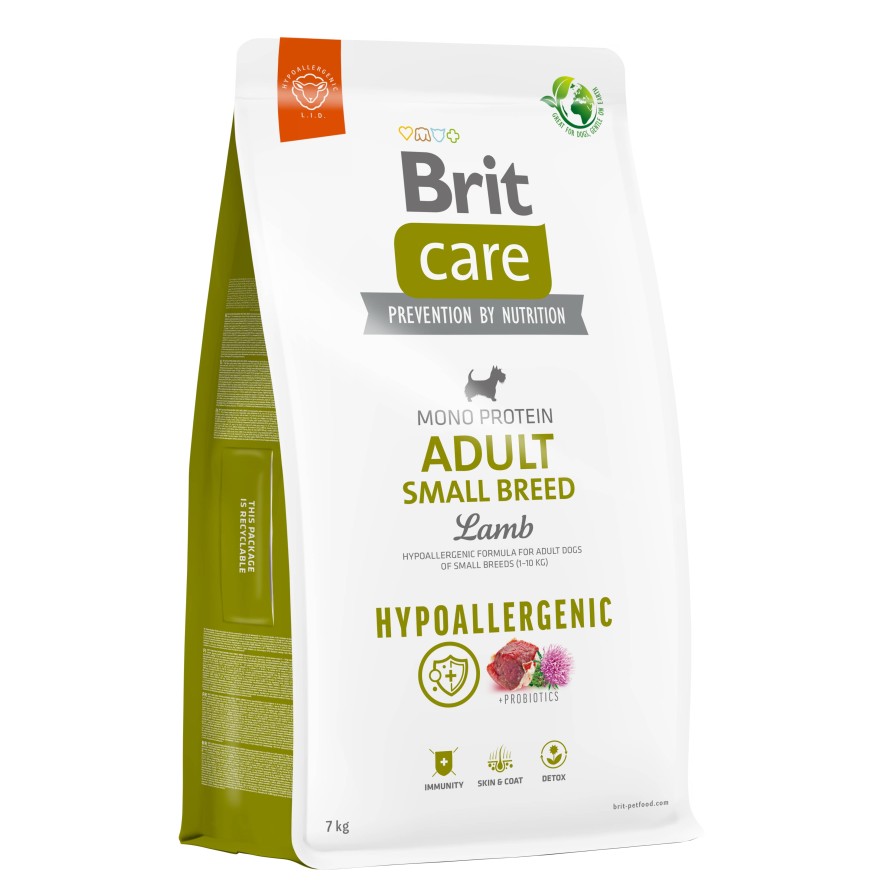 BRIT CARE D.HYPOALLERGENIC ADULT S LAMB 1KG BRIT