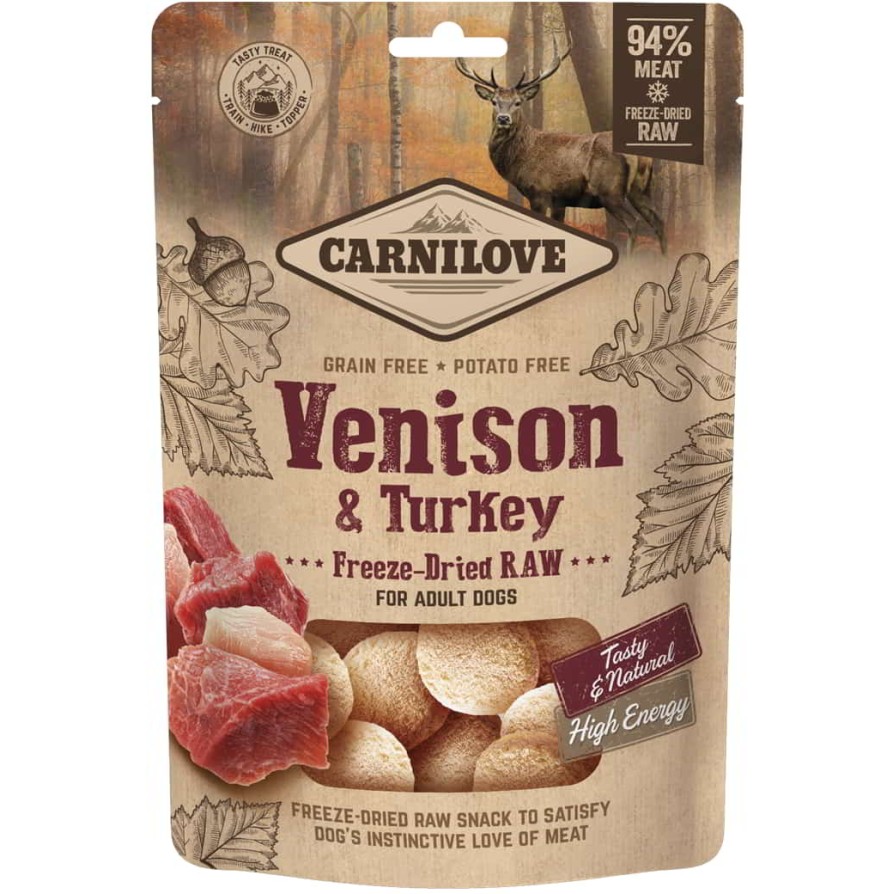 CARNILOVE SN Freeze Dried Raw Venison&Turkey 60gr CARNILOVE