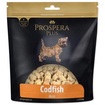 Snack Prospera Plus cod cubes 230gr