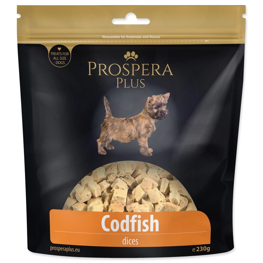 Snack Prospera Plus cod cubes 230g PROSPERA PLUS