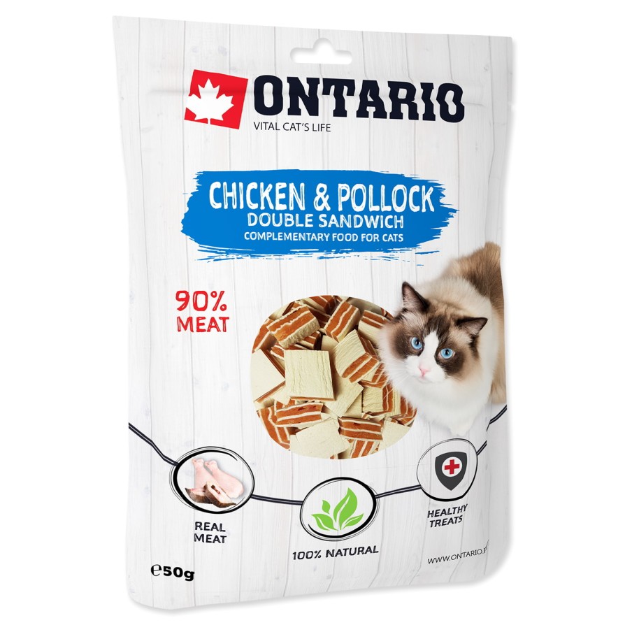 Ontario Chicken and Pollock Double Sandwich 50g ONTARIO