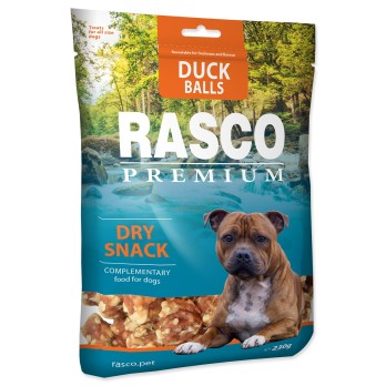 Rasco Premium Snacks DUCK AND RAWHIDE BALL  230gr
