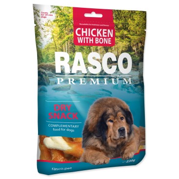Rasco Premium Snacks DOGBONE TWINED BY CHICKEN  230gr
