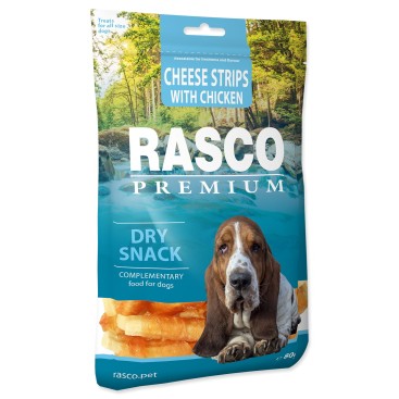 Rasco Premium Snacks CHEESE STRIP TWINED BY CHICKEN 80gr