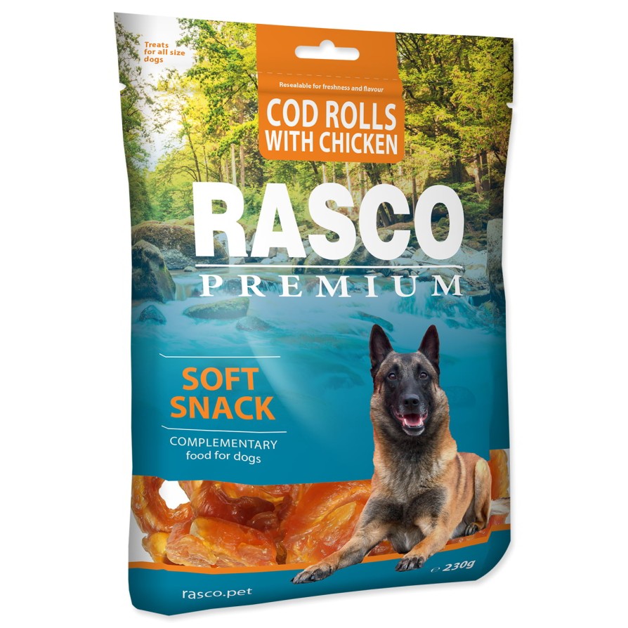Rasco Premium Snacks COD ROLL TWINED BY CHICKEN 230gr RASCO