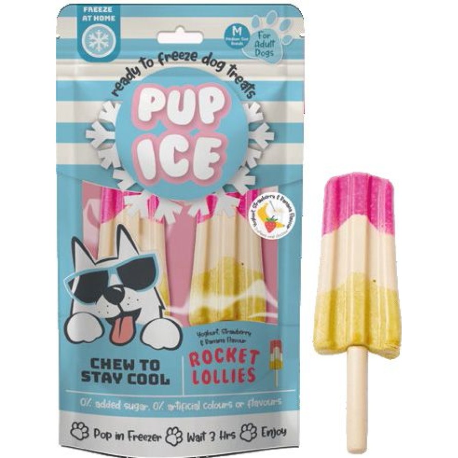 PUP ICE Strawberry & Banana 2p 90gr PUP ICE