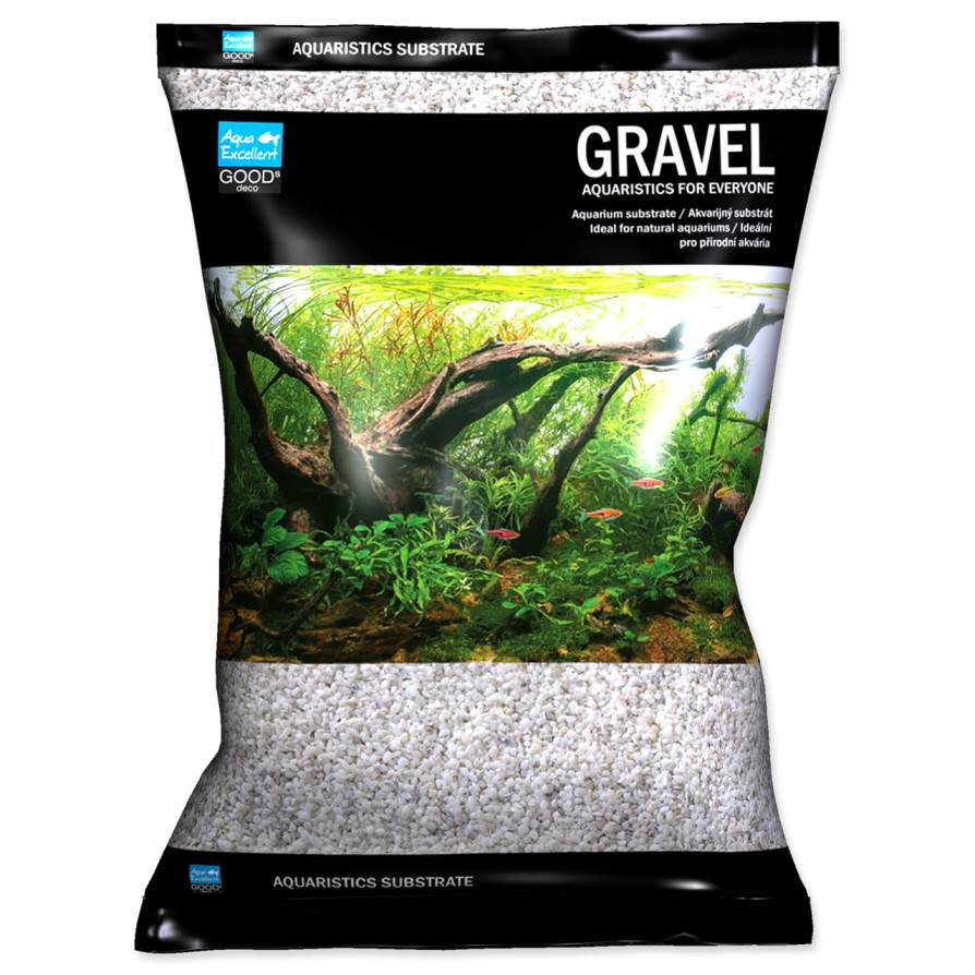 AE Gravel Aquaristic substrate white 1,6-2,2mm 3kg AQUA EXCELLENT