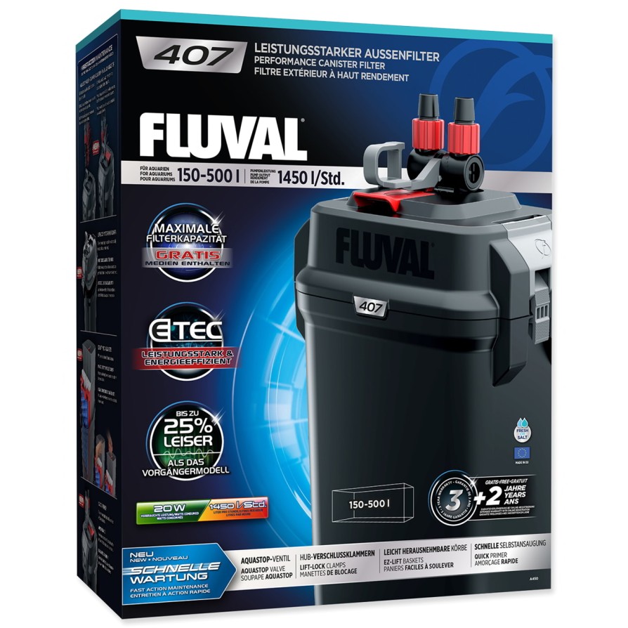 FLUVAL 407 AQUARIUM FILTER FLUVAL