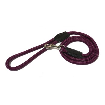 ROPE TWIST SLIP LEAD PURPLE 120CM
