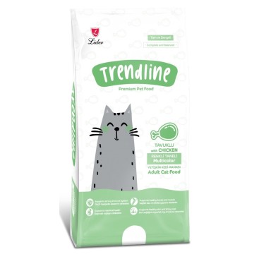 TRENDLINE ADULT CAT GOURMET MULTICOLOUR Βοδινό 15KG