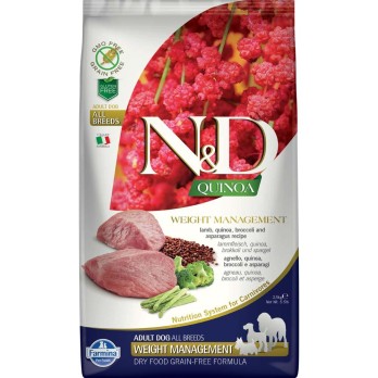 N&D DOG QUINOA WEIGHT MANAGEMENT LAMB 7KG