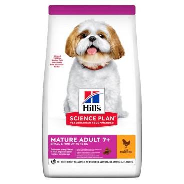 HILL&rsquo;S SP CANINE Mature Adult 7+ Small&Mini Κοτόπουλο 2,5KG + 500GR Δώρο
