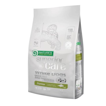 NATURE'S CREATIONS WHITE DOG JUNIOR με ΛΕΥΚΑ ΨΑΡΙΑ 10kg