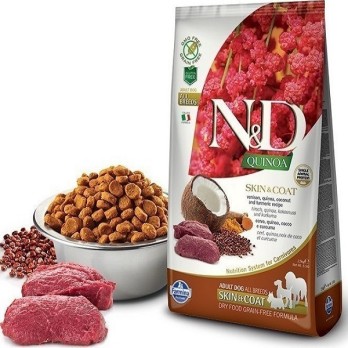 N&D DOG QUINOA SKIN & COAT VENISON COCONUT 2,5KG