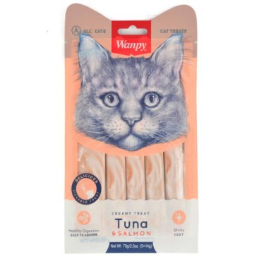 WANPY CAT TREATS TUNA & SALMON 70GR *προς Κ*