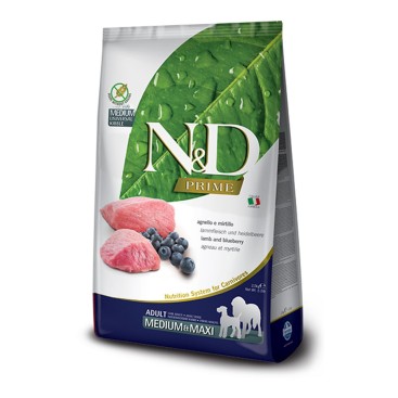 N&D DOG LAMB BLUEBERRY ADULT MED/MAX 2,5KG