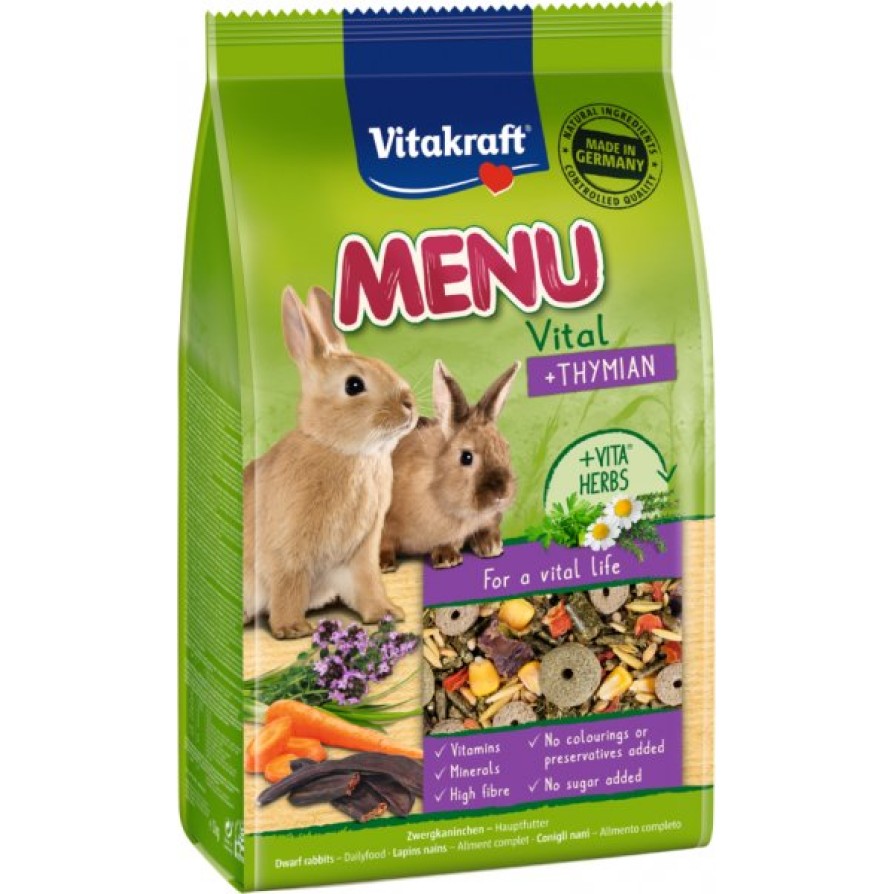 VITAKRAFT MENU THYME ΒΑΣΙΚΗ ΤΡΟΦΗ ME ΘΥΜΑΡΙ 1KG VITAKRAFT