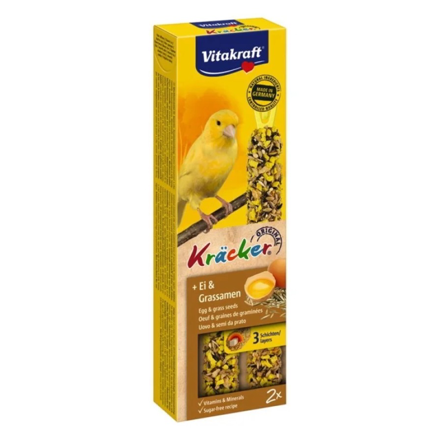 VITAKRAFT KRACKER ΜΕ ΑΥΓΟ ΓΙΑ ΚΑΝΑΡΙΝΙΑ 2ΤΕΜ VITAKRAFT