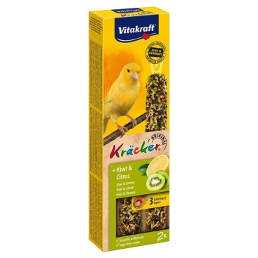 VITAKRAFT KRACKER DUO για Καναρίνια με Ακτινίδιο & Λεμόνι 2sticks