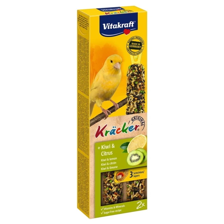 VITAKRAFT KRACKER ΜΕ ΑΚΤΙΝΙΔΙΟ ΓΙΑ ΚΑΝΑΡINI 2ΤΕΜ VITAKRAFT