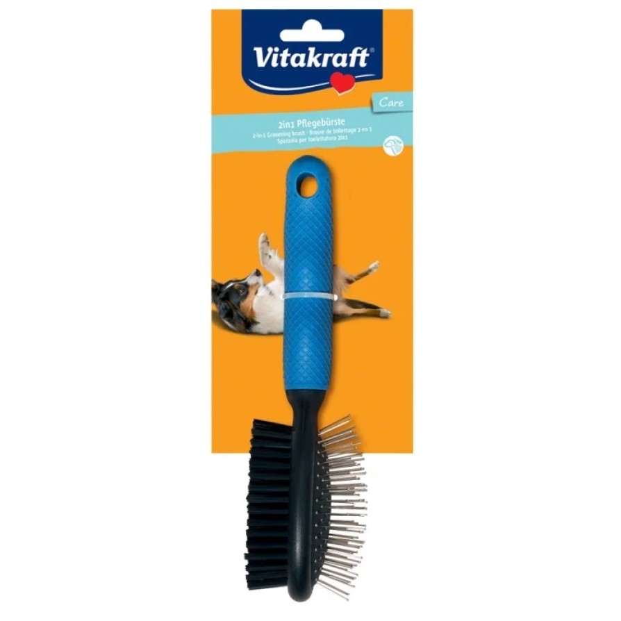 VITAKRAFT ΒΟΥΡΤΣΑ ΣΚΥΛΟΥ ΠΛΑΣΤΚΗ ΟΒΑΛ ΔΙΠΛΗΣ ΟΨΗΣ VITAKRAFT