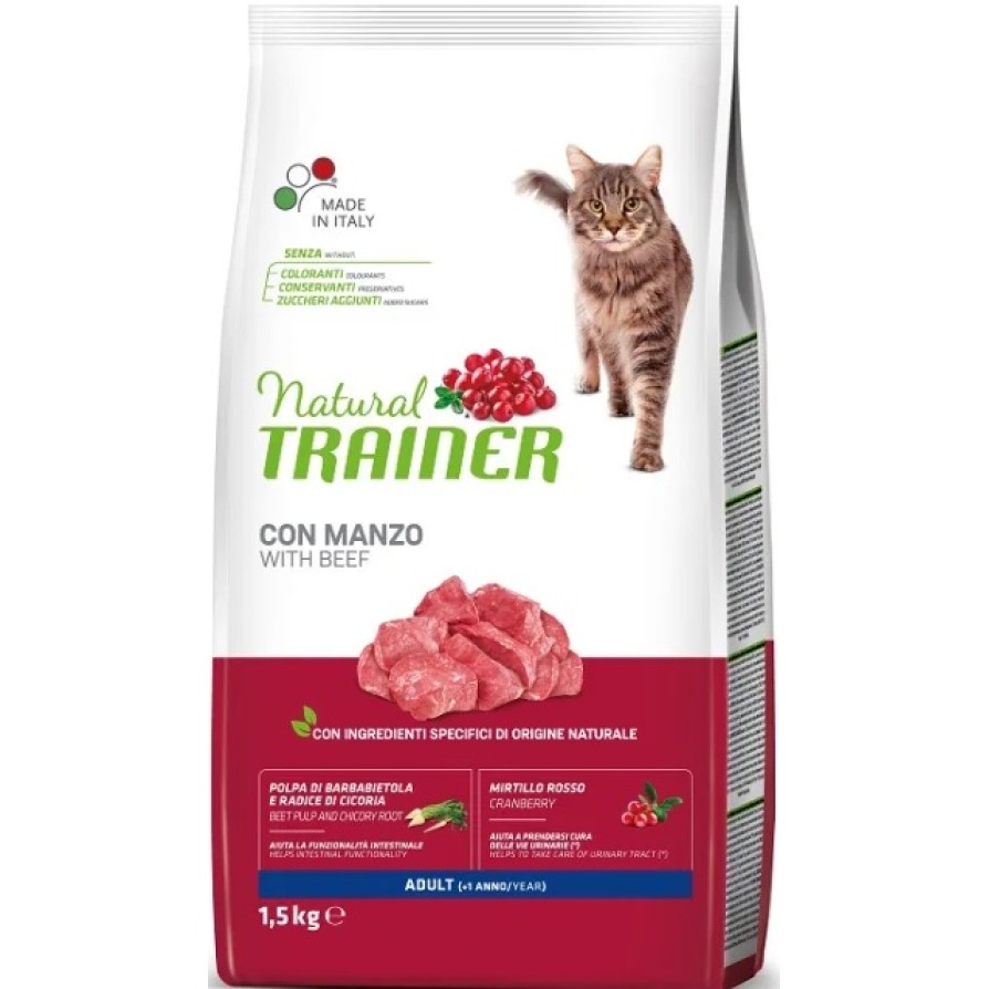 TRAINER NATURAL CAT ADULT  ΜΕ ΒΟΔΙΝΟ NATURAL TRAINER