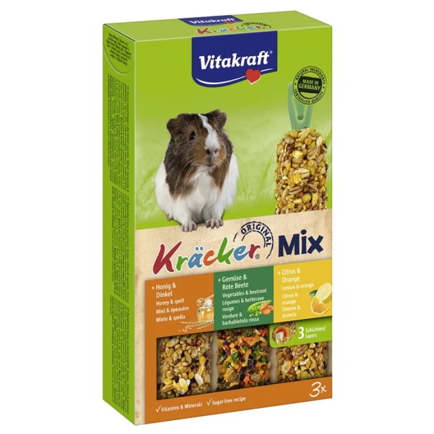 VITAKRAFT Trio Kracker Cit-Oran/Veg 3pcs VITAKRAFT