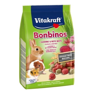 VITAKRAFT BonBinos με χόρτο AlfaAlfa & Παντζάρι 40GR