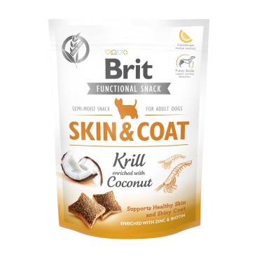 BRIT DOG SNACK FUNCTIONAL SKIN & COAT 150GR