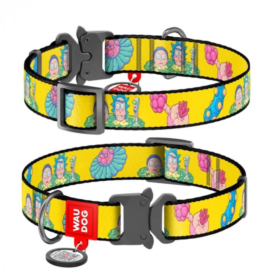 RICK AND MORTY 1" METAL FASTEX M: 20MM X 24-40CM ΠΕΡΙΛΑΙΜΙΑ