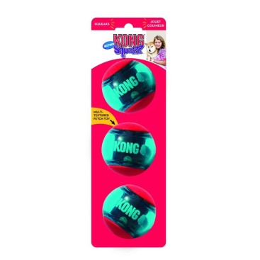 KONG SQUEEZZ ACTION RED SMALL