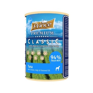 PRINCE PREMIUM CLASSIC με Τόνο, Κοτόπουλο, Φύκια & Λιναρόσπορο 400gr