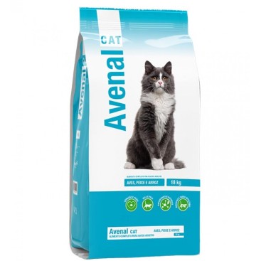 AVENAL Ξηρά Τροφή για Ενήλικες Γάτες με Ψάρια 18kg