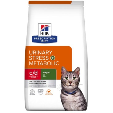 HILL'S PD FELINE C/D Urinary Stress+Metabolic 1,5KG
