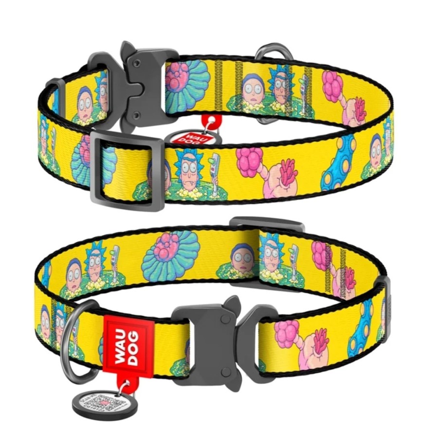 RICK AND MORTY 1" METAL FASTEX XL: 25MM X 35-58CM ΠΕΡΙΛΑΙΜΙΑ