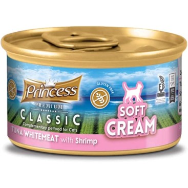 PRINCESS CLASSIC SOFT CREAM Λευκό Κρέας Τόνου με Γαρίδες 50gr