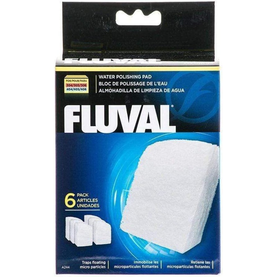 FLUVAL 305-405 FINE FILTER PADS 6TEM FLUVAL