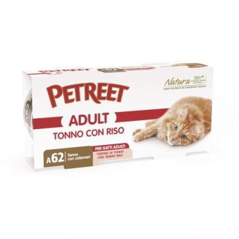 PETREET TUNA+RICE Καλαμ.170x2gr