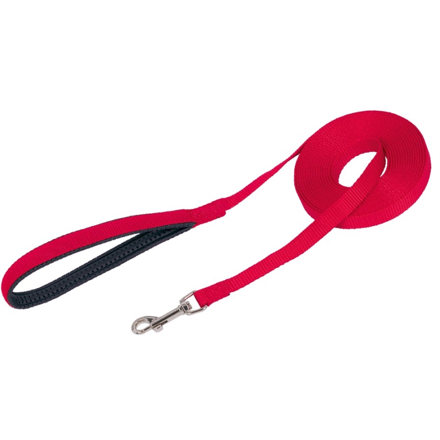 NOBBY-TRAINING Lease, Flat, 15m L: 1500cm, W: 15mm Red NOBBY